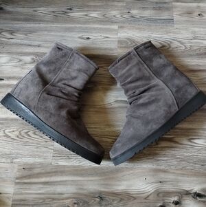 Igi&co Gray Suede Slouch Boots size 40